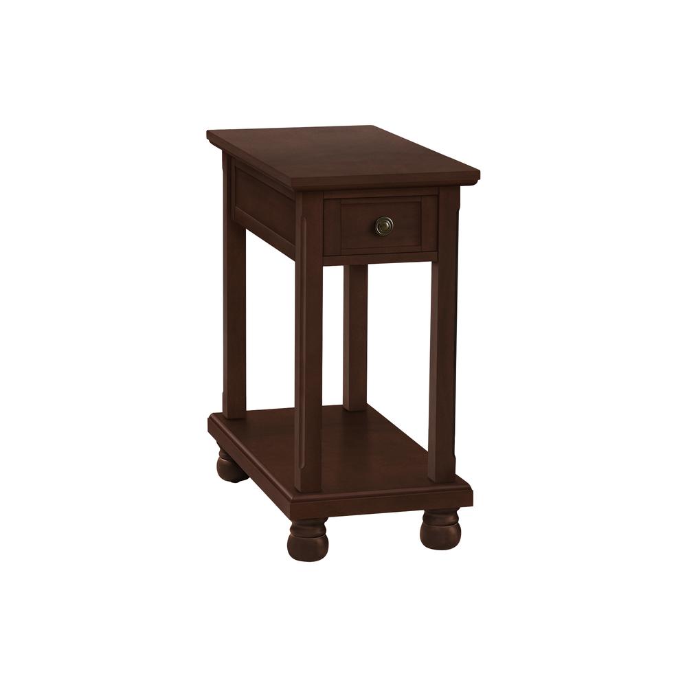 Bartow - Accent Table End Side Table Narrow Nightstand Bedroom Lamp Storage