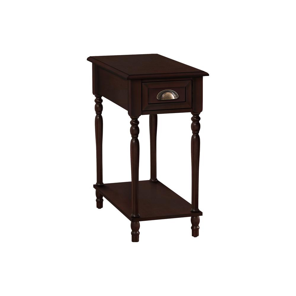 Allister - Accent Table 2 Tier Side Table End Narrow Nightstand Bedroom