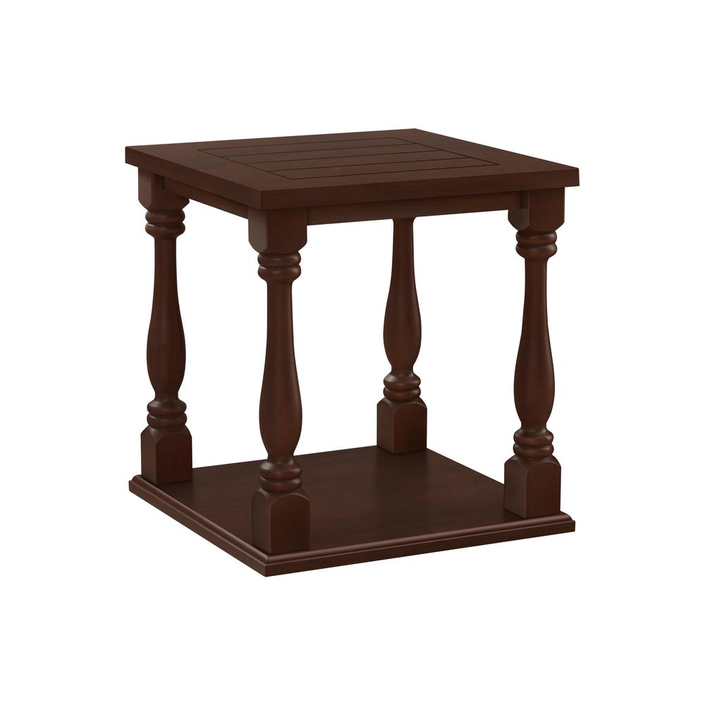 Verina - Accent Table 2 Tier End Side Table Square Nightstand Bedroom