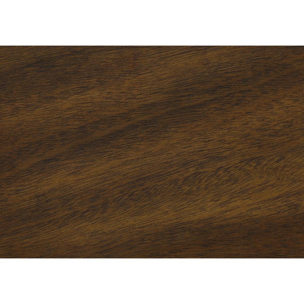 Leanora - Accent Table End Side Table Square Nightstand Bedroom Lamp Brown