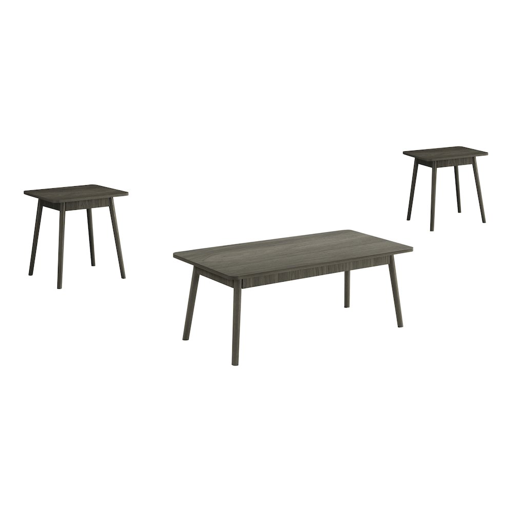 Malvina - Table Set 3pcs Set Coffee End Side Accent Living Room