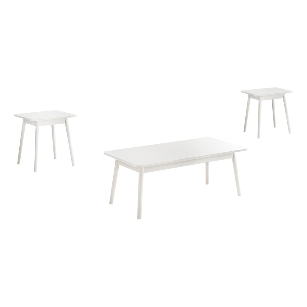 Cacaban - Table Set 3pcs Set Coffee End Side Accent Living Room