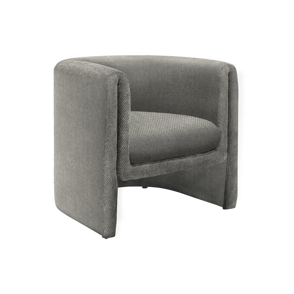 Herrara - Accent Chair 29"H Upholstered Living Room Bedroom Light Grey Fabric