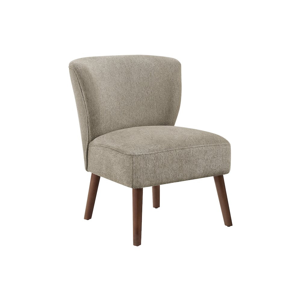 Abbey - Accent Chair 33" H Upholstered Living Room Bedroom Light Brown