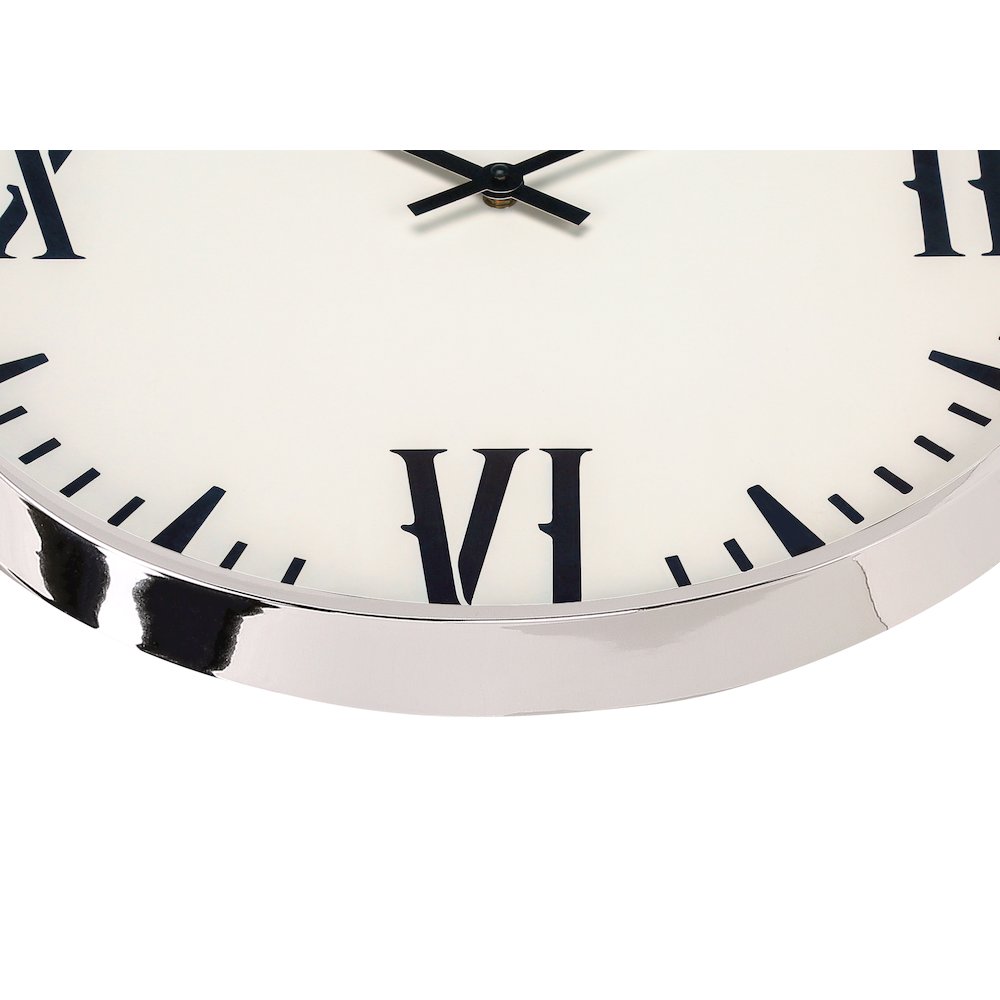 Caelinus - Clocks 20" Round Wall Clock Black White Modern