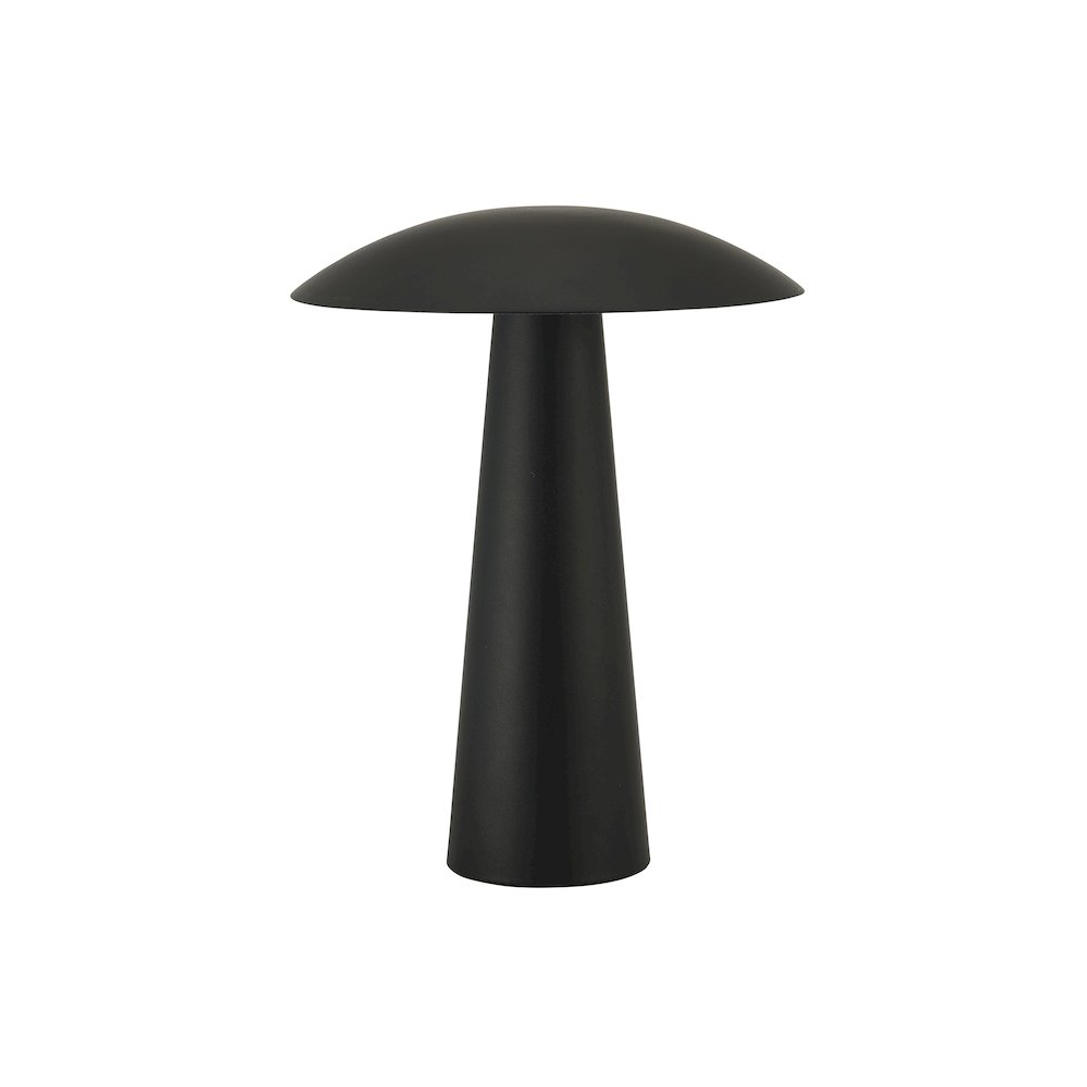Lighting, 12""H, Led, Table Lamp, Black Metal, Contemporary