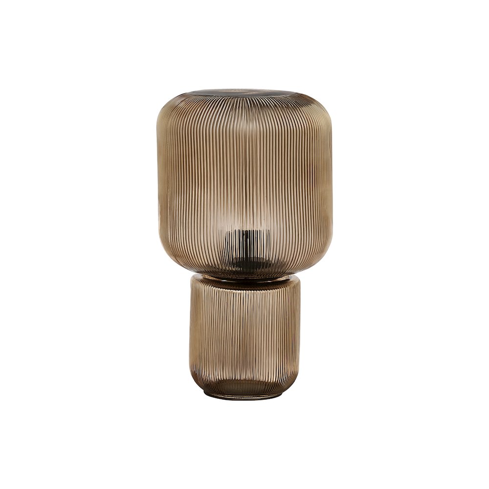 Lighting, 15""H, Table Lamp, Gold Glass, Contemporary