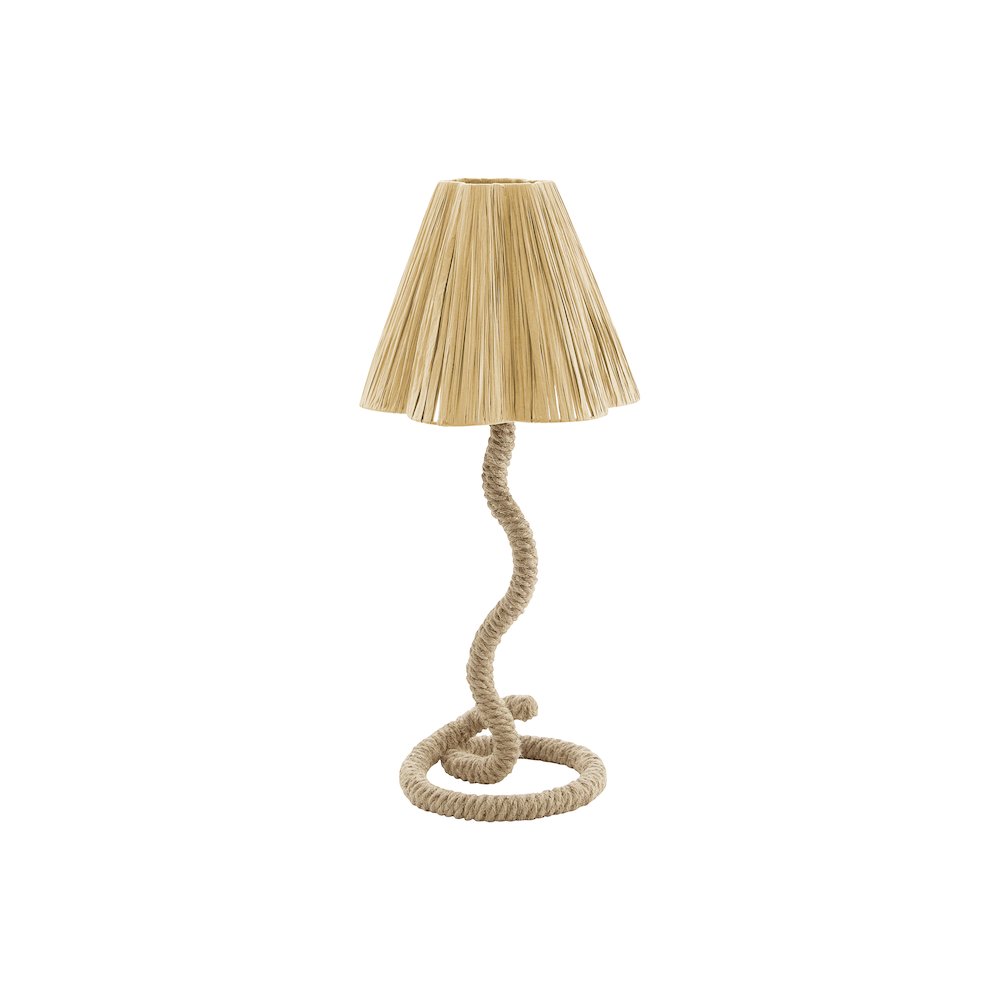 Lighting, 22""H, Table Lamp, Natural Rope, Natural Paper Shade, Classic Boho