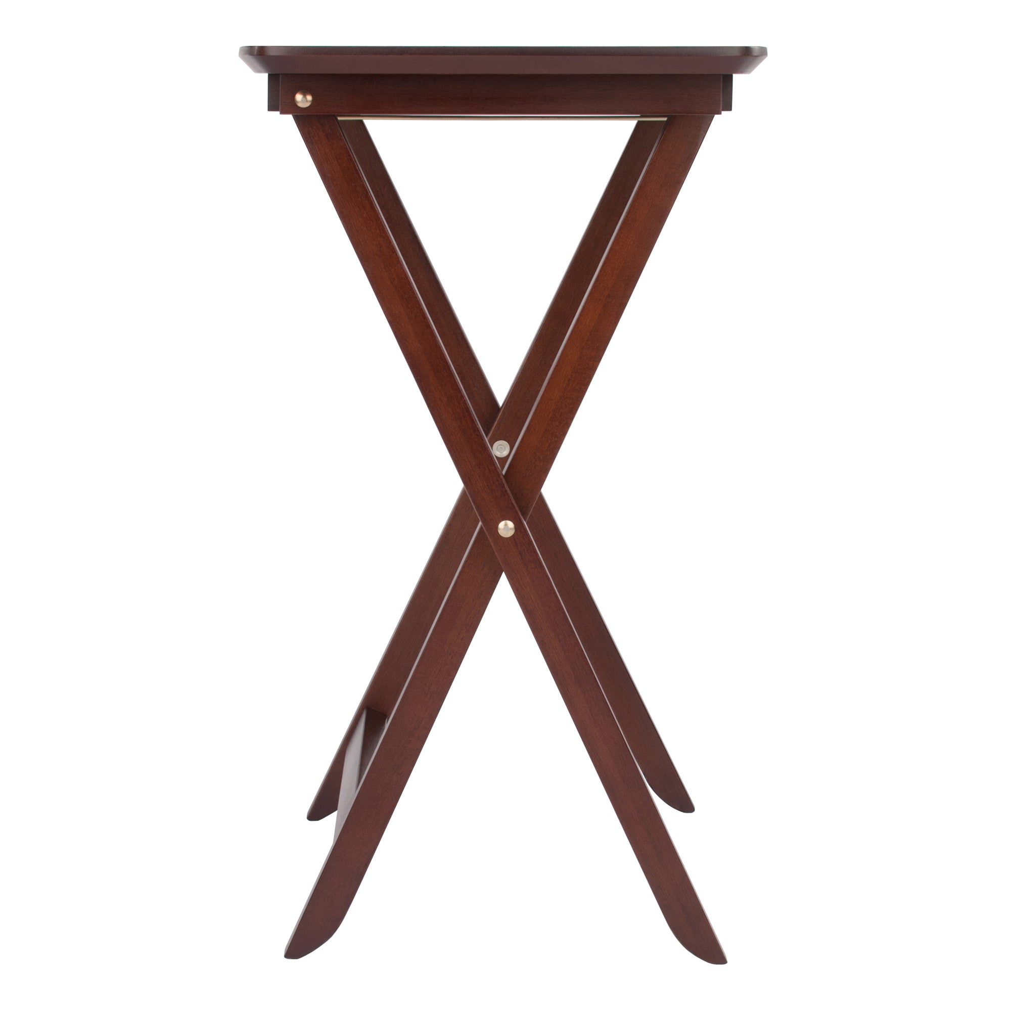 Darlene 2-Pc Snack Tables, Walnut