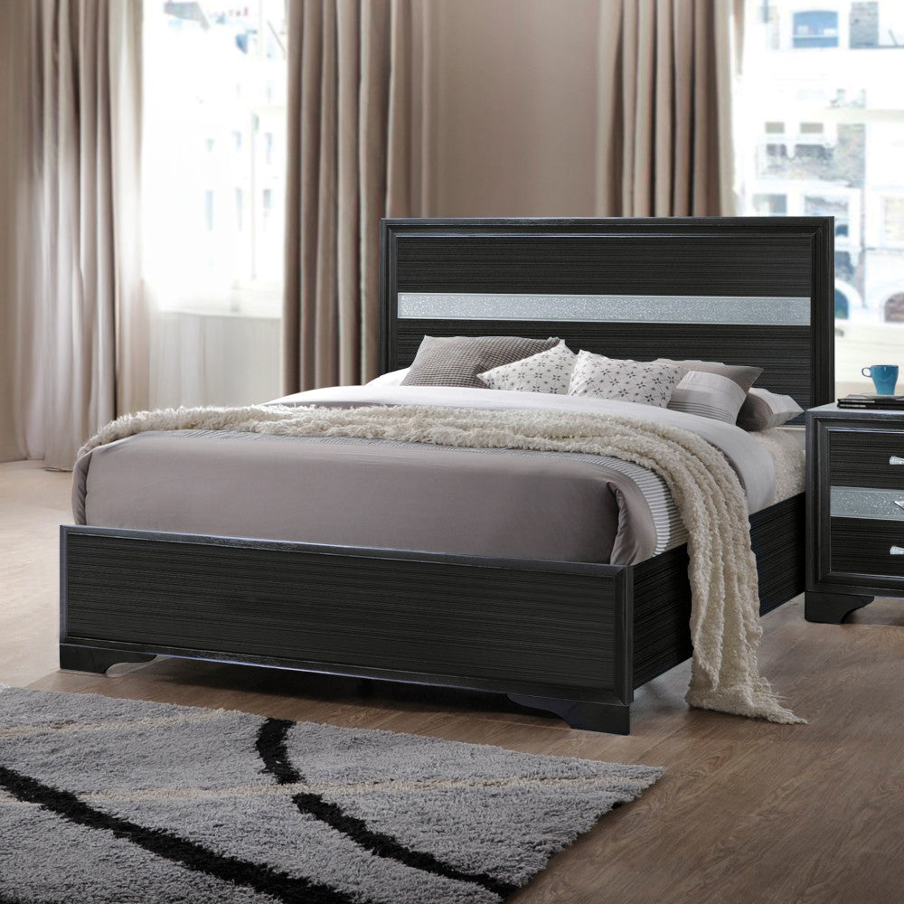 Naima Twin Bed, Black
