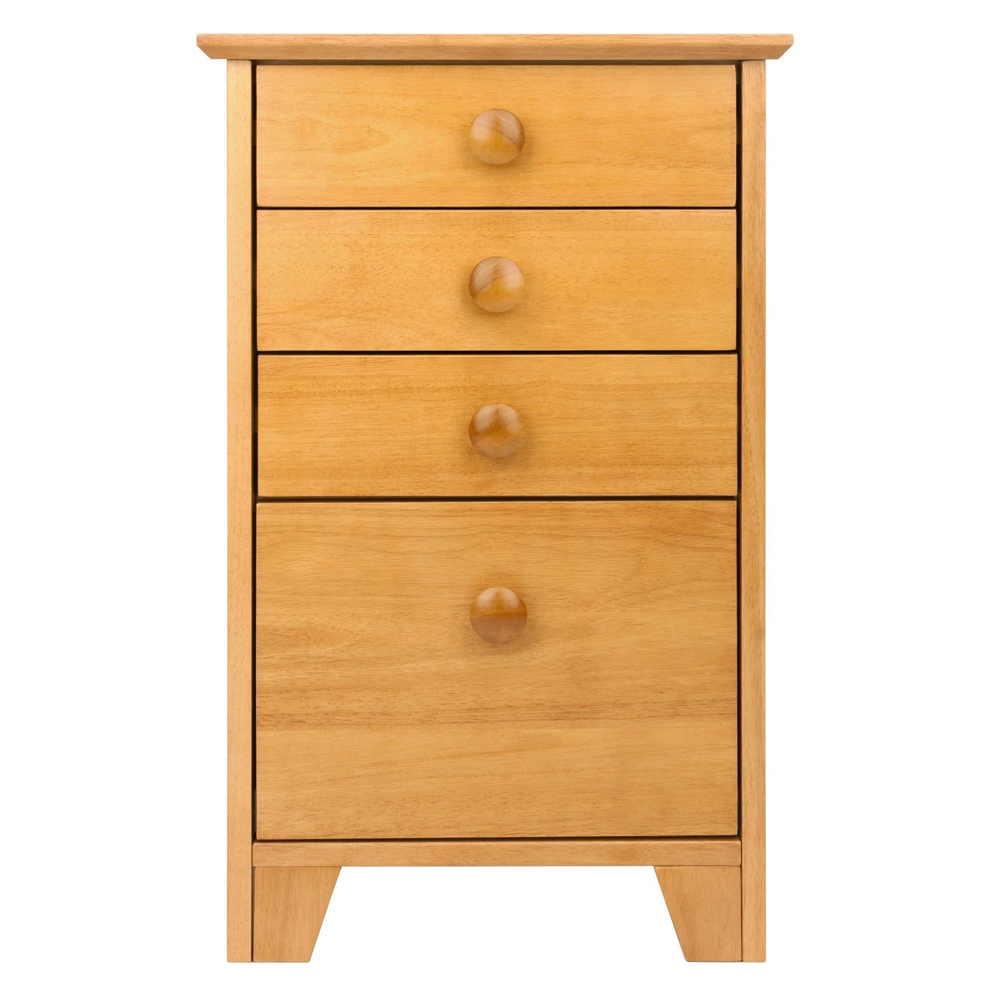 Studio Home Office File Cabinet, Honey