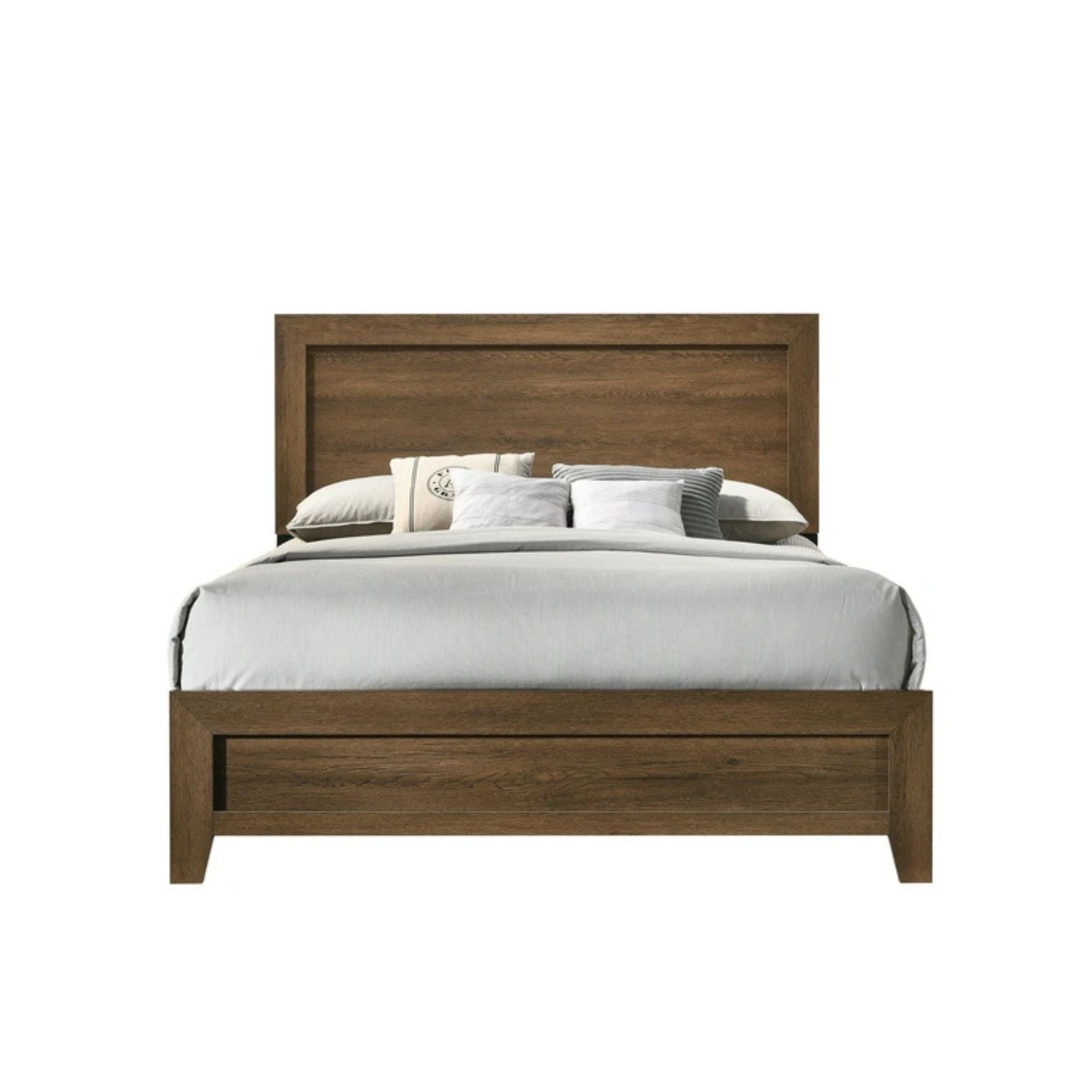 Miquell Queen Bed, Oak