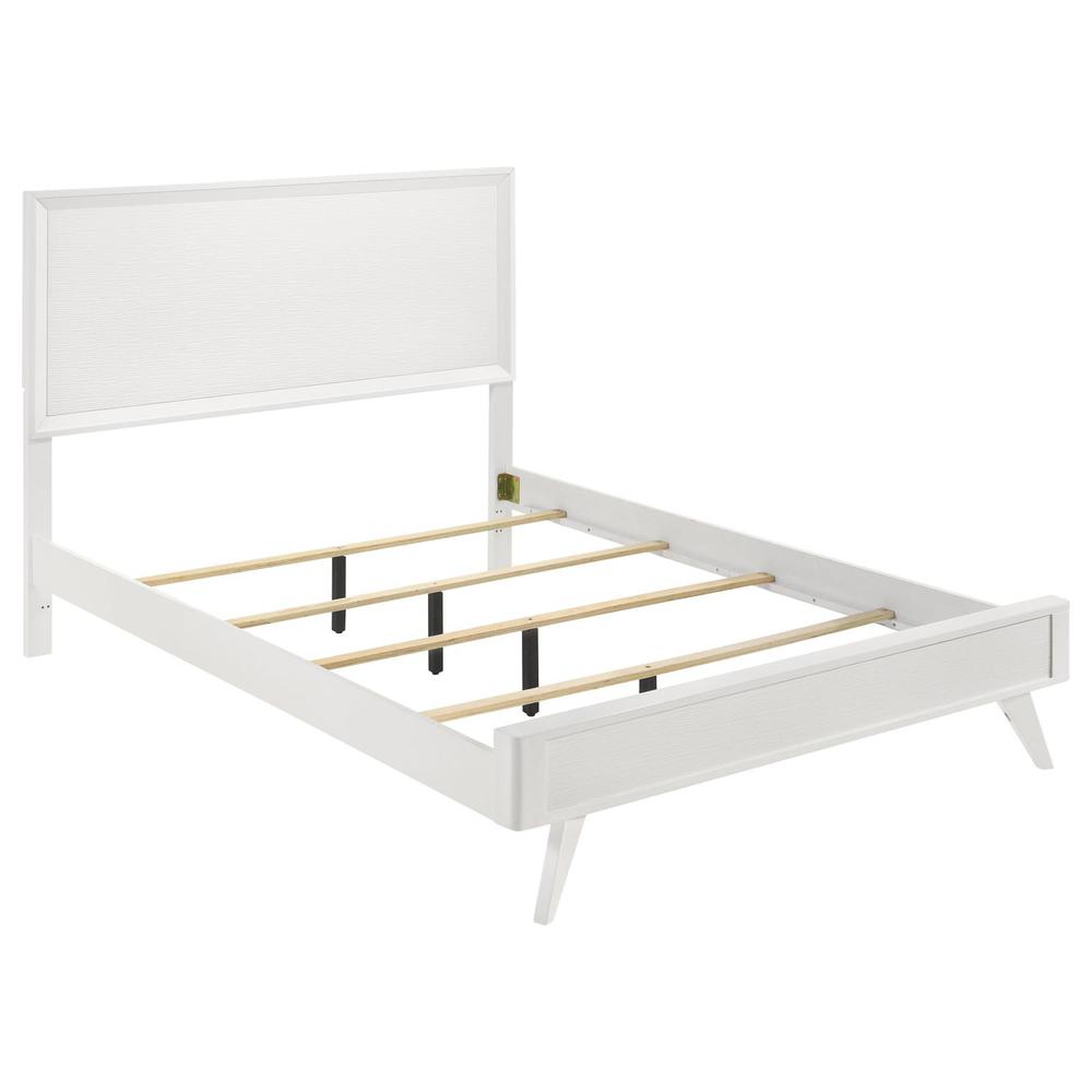 Janelle Eastern King Panel Bed White