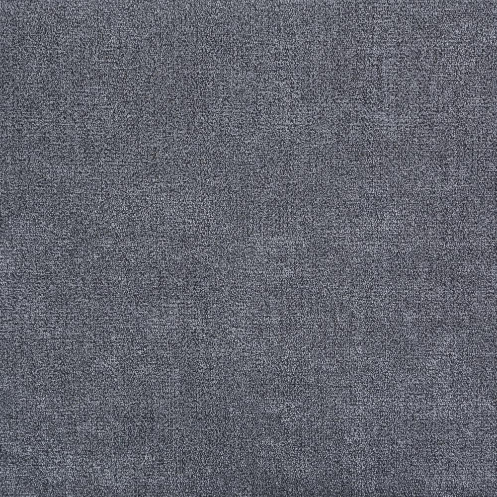 Emele Laurel Queen Charcoal Grey Upholstered Platform Bed  Modern Style with Pillow Headboard