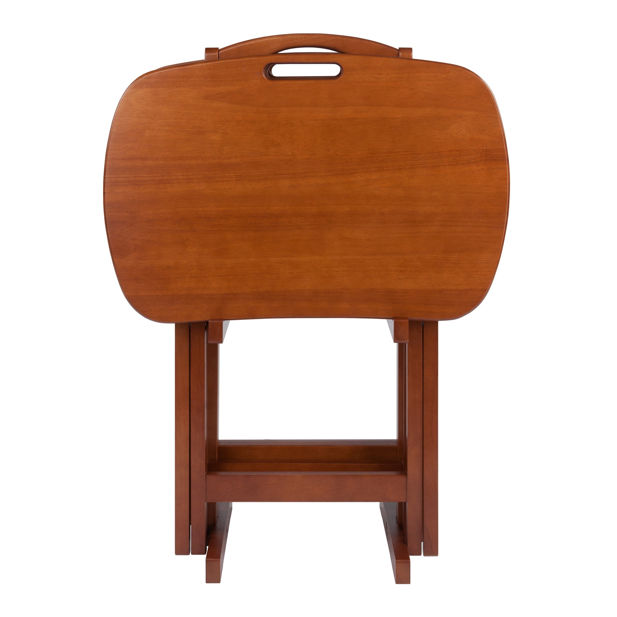 Lucca 5-pc Snack Table Set, Teak
