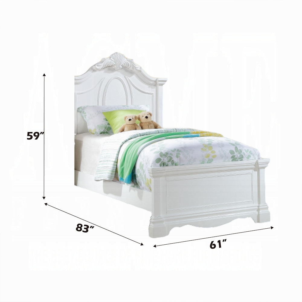 Estrella Full Bed, White