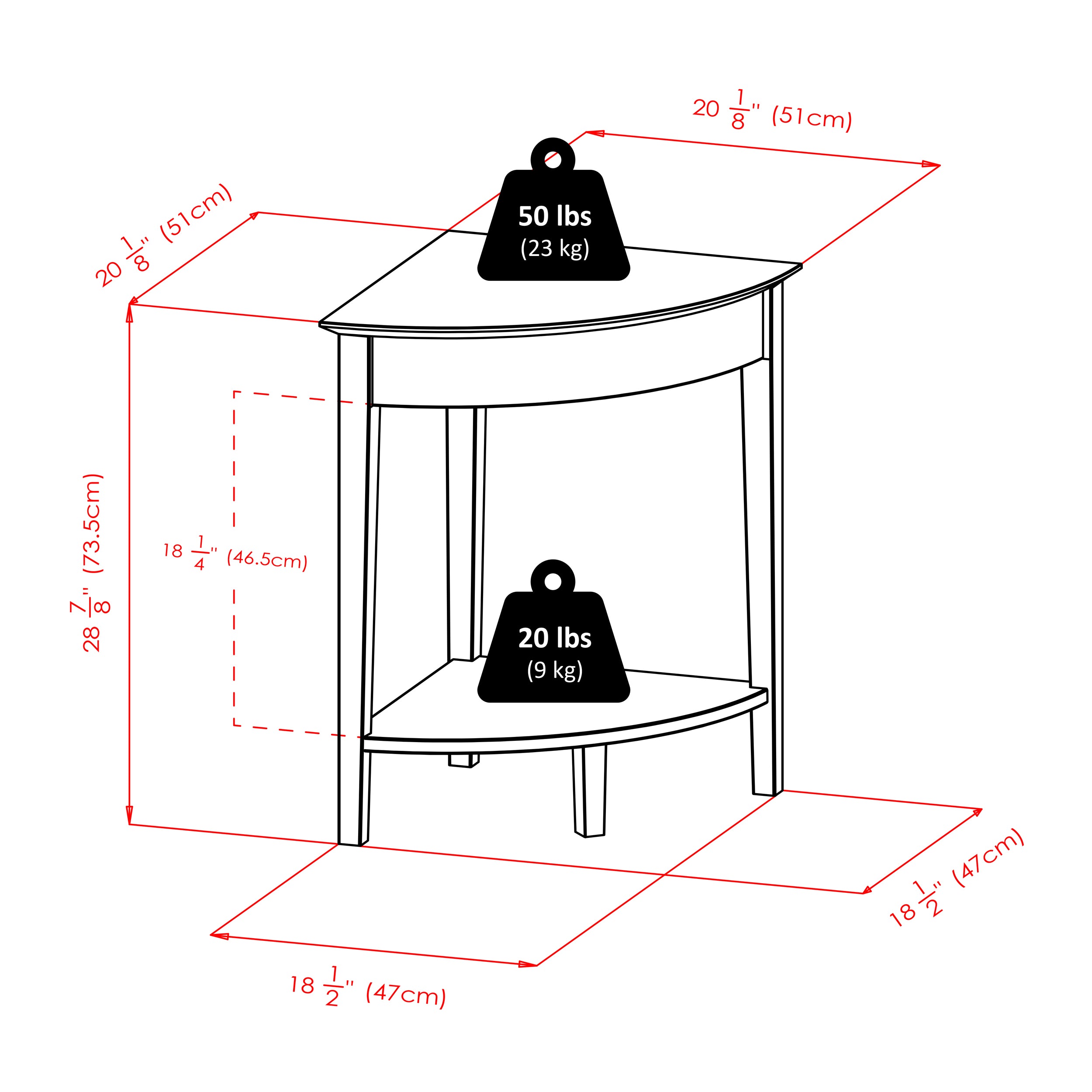 Studio Home Office Corner Table, Honey