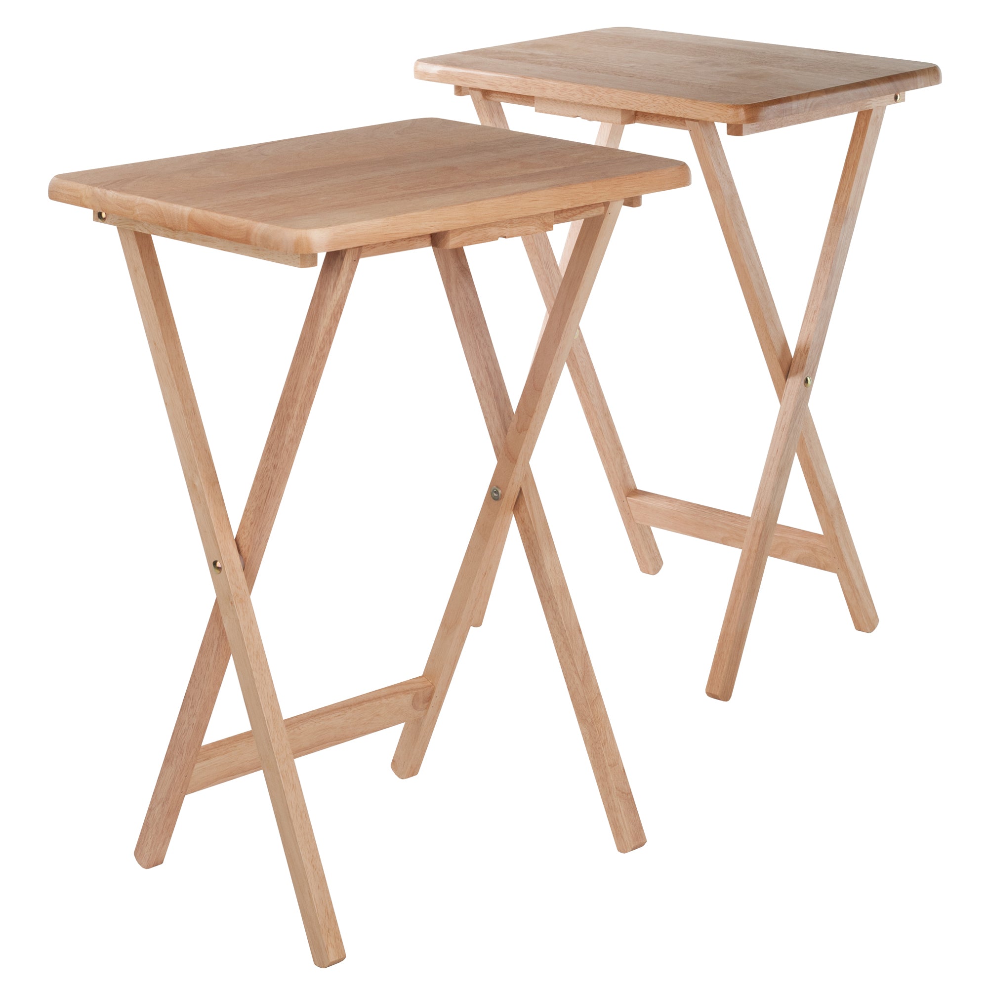 Alex 2-Pc Snack Tables, Natural