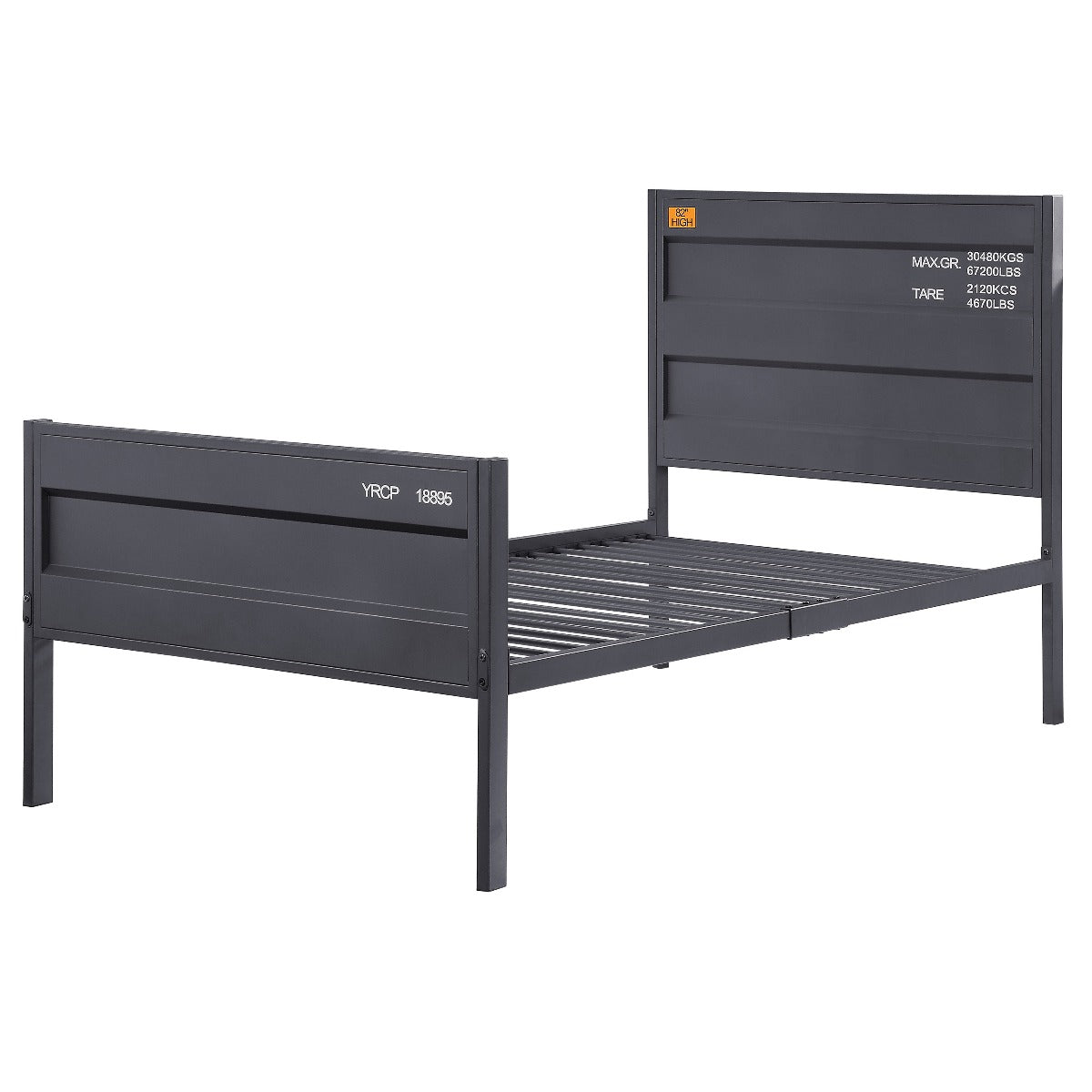 Cargo Twin Bed, Gunmetal
