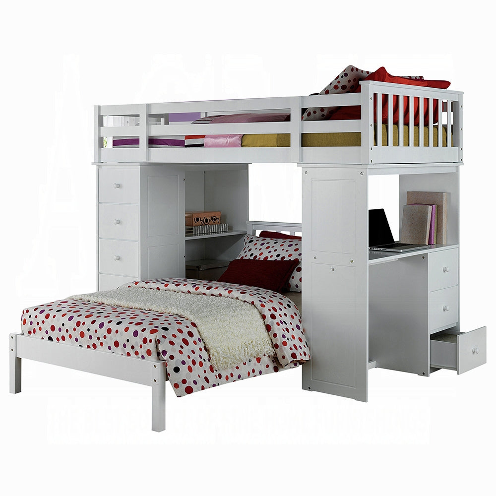 Freya Twin Bed, White