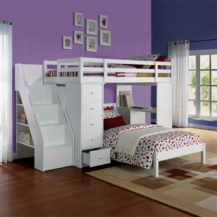 Freya Twin Bed, White