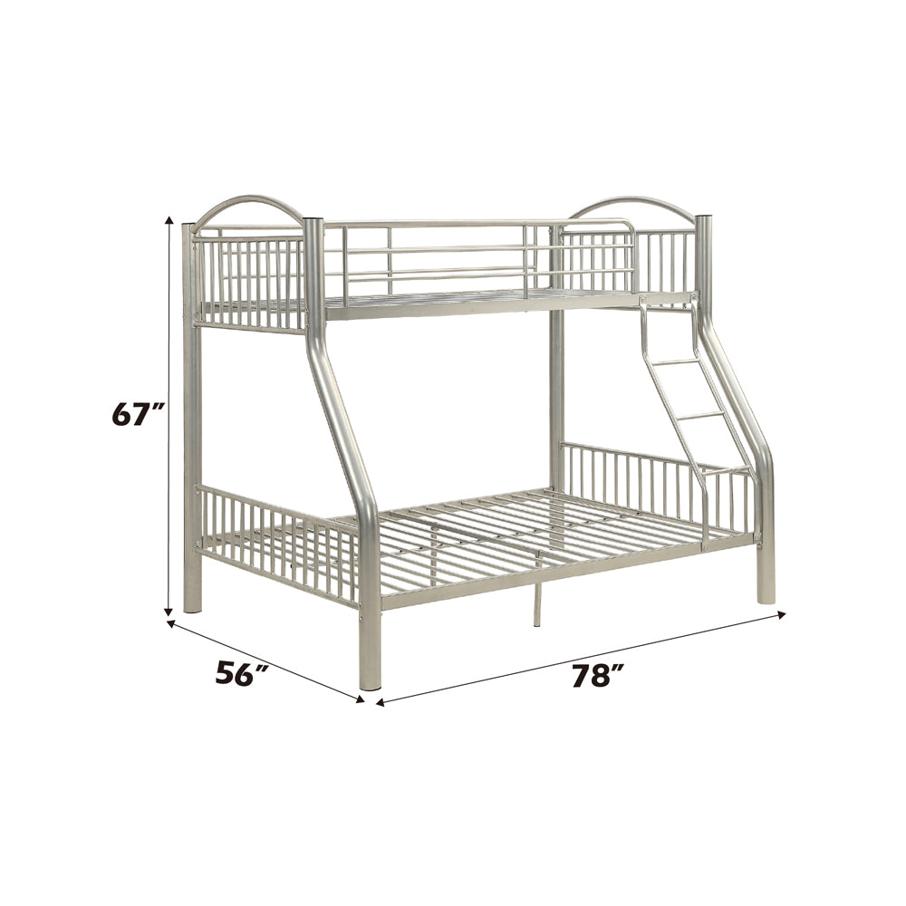 Cayelynn Bunk Bed (T/F), Silver