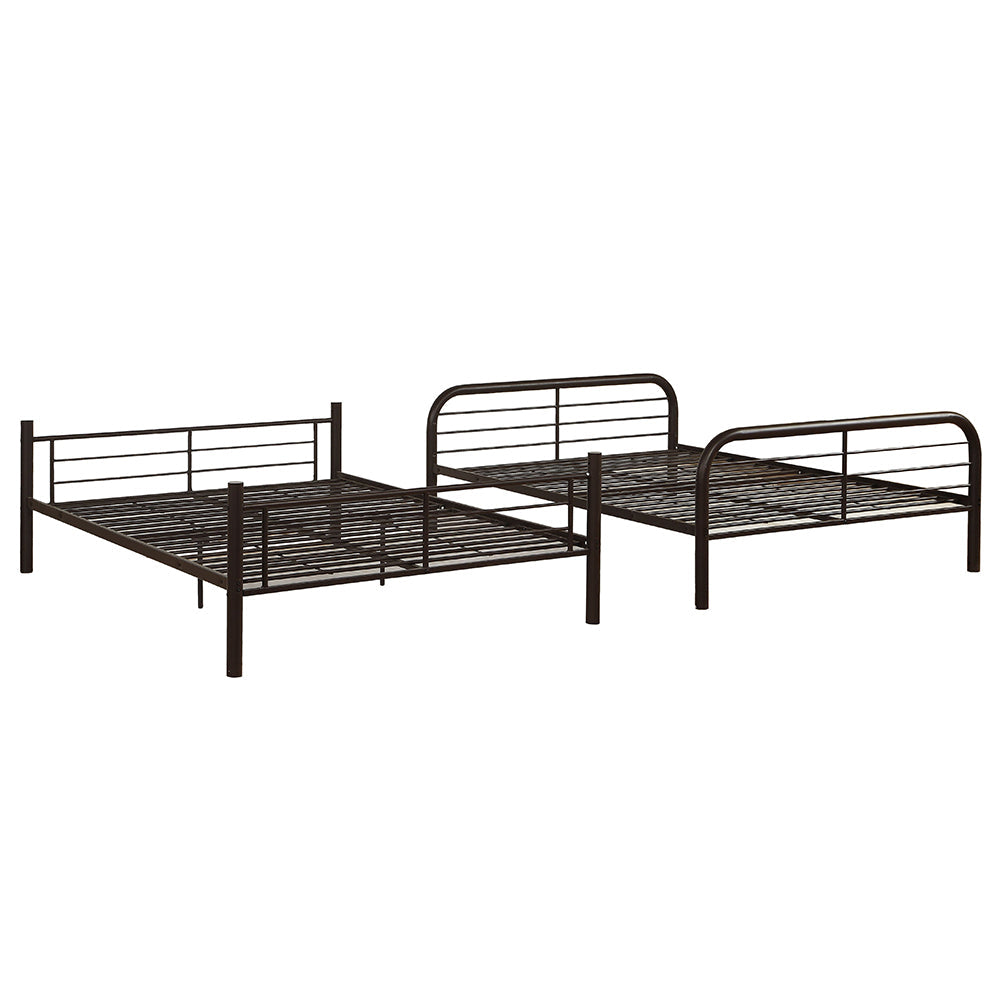 Mornay Bristol Collection Full Size Metal Bunk Bed  Space-Saving Design for Teens