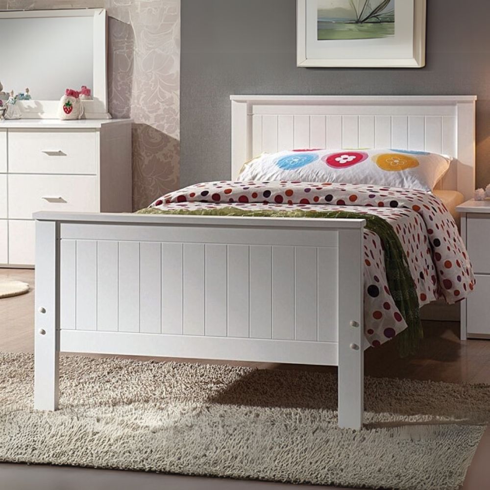 Bungalow Twin Bed, White