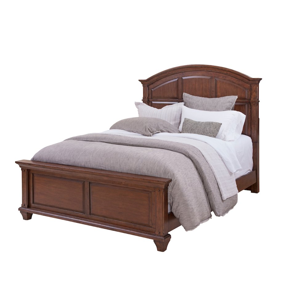 Sedona Queen Bed - Cobblestone White