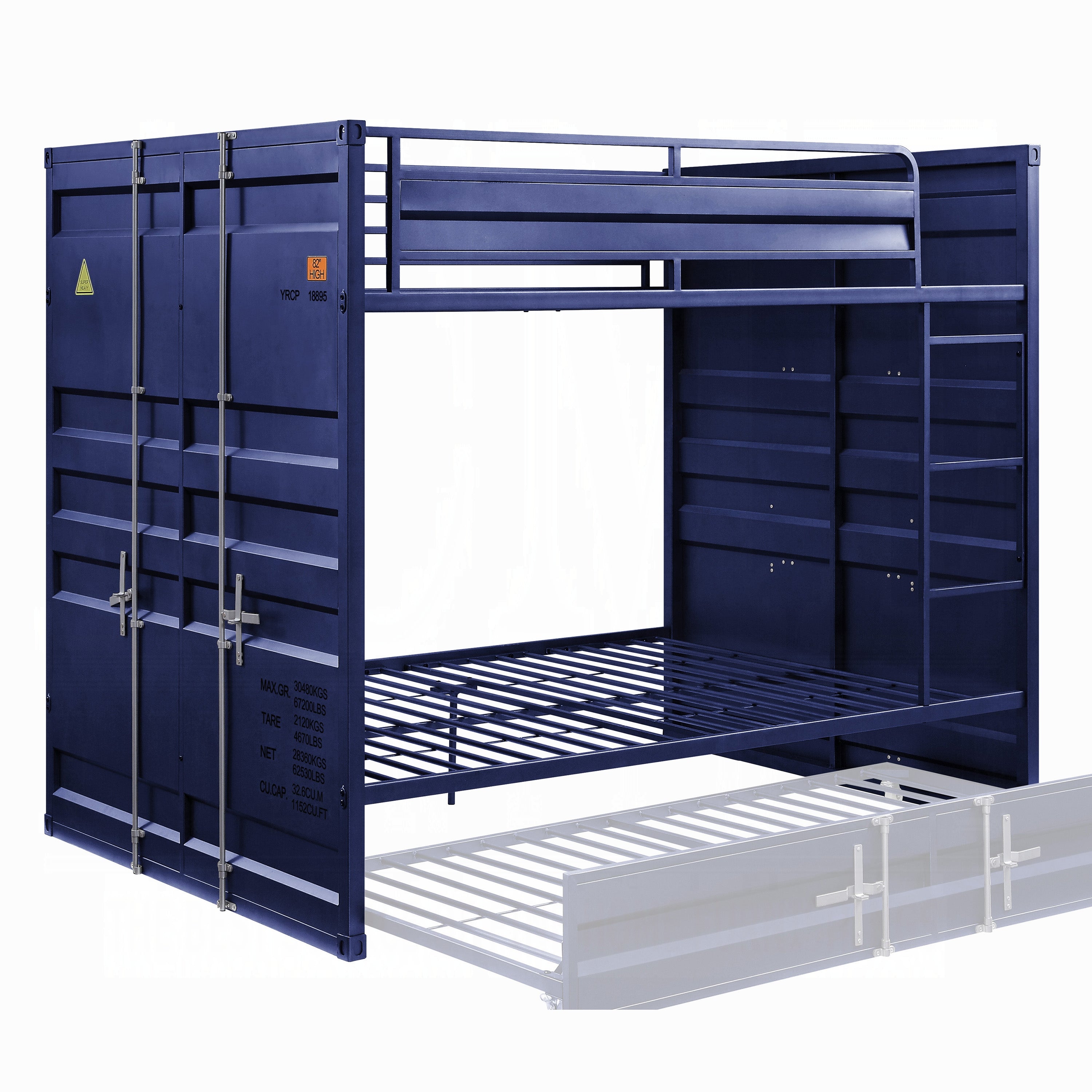 Cargo Metal Teenager Bunk Bed (F/F)