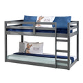 Gaston Wooden Teen Loft Bed Twin Size Modern Design with Storage Option