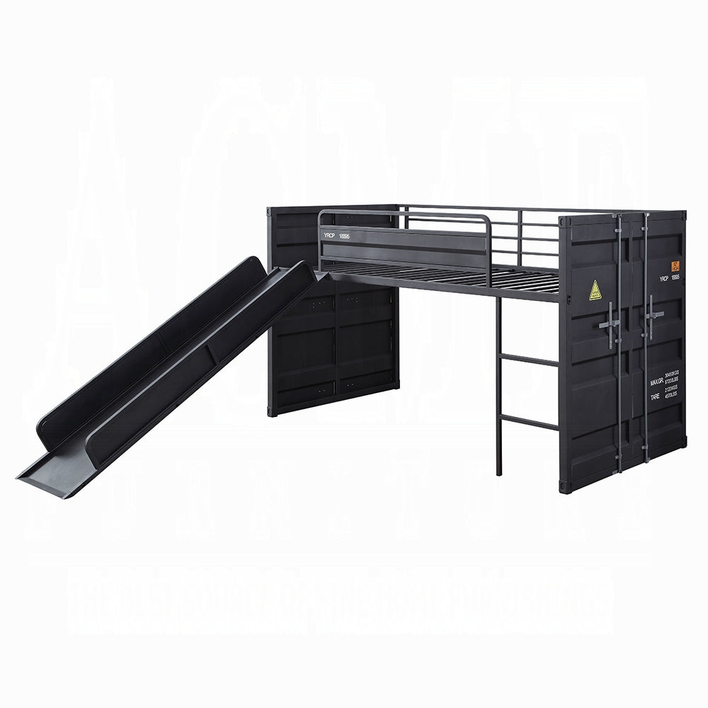 Cargo  Teenager Twin Loft Bed w/Slide