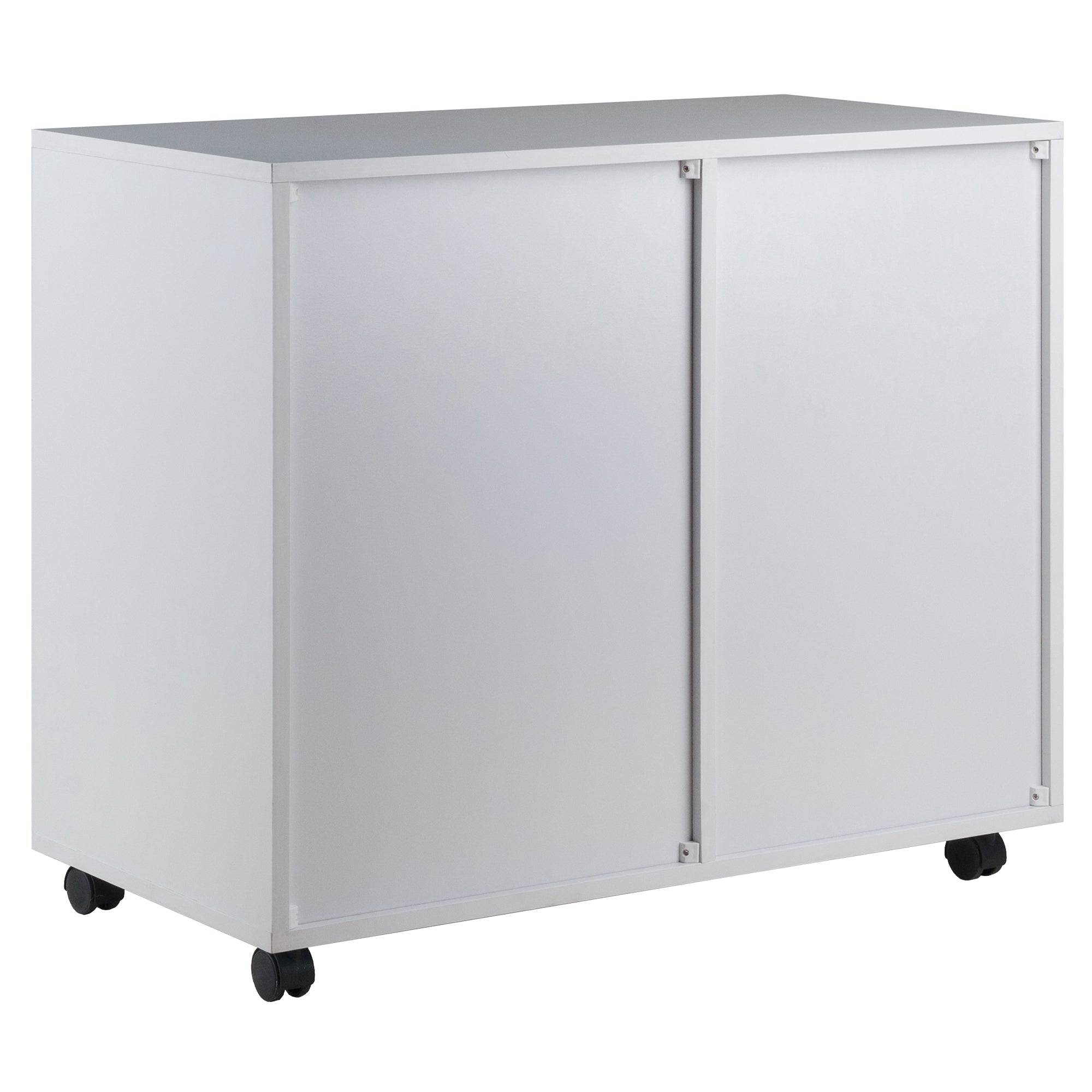 Halifax 5-Drawer, Side Storage Mobile Cabinet, White
