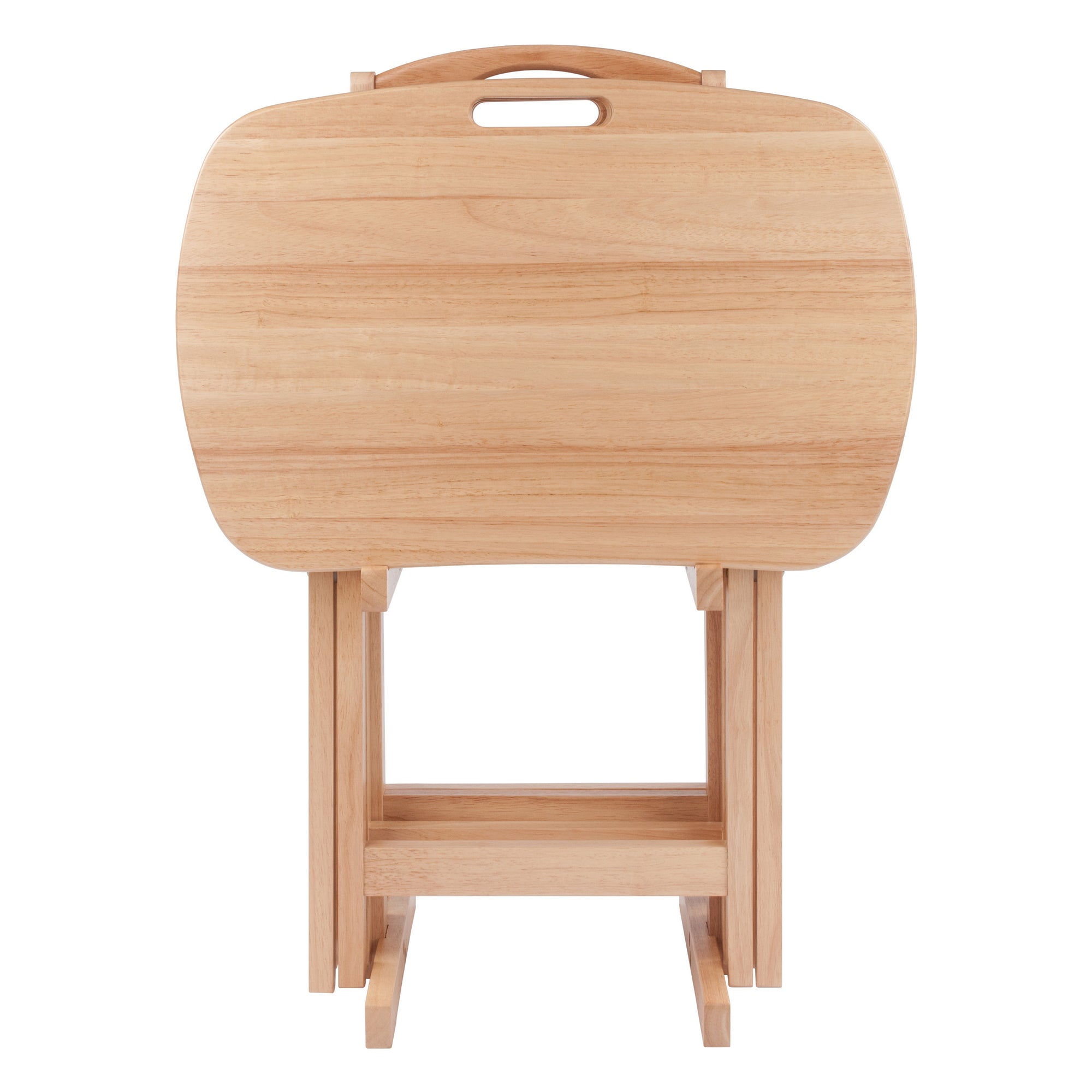 Lucca 5-pc Snack Table Set, Natural