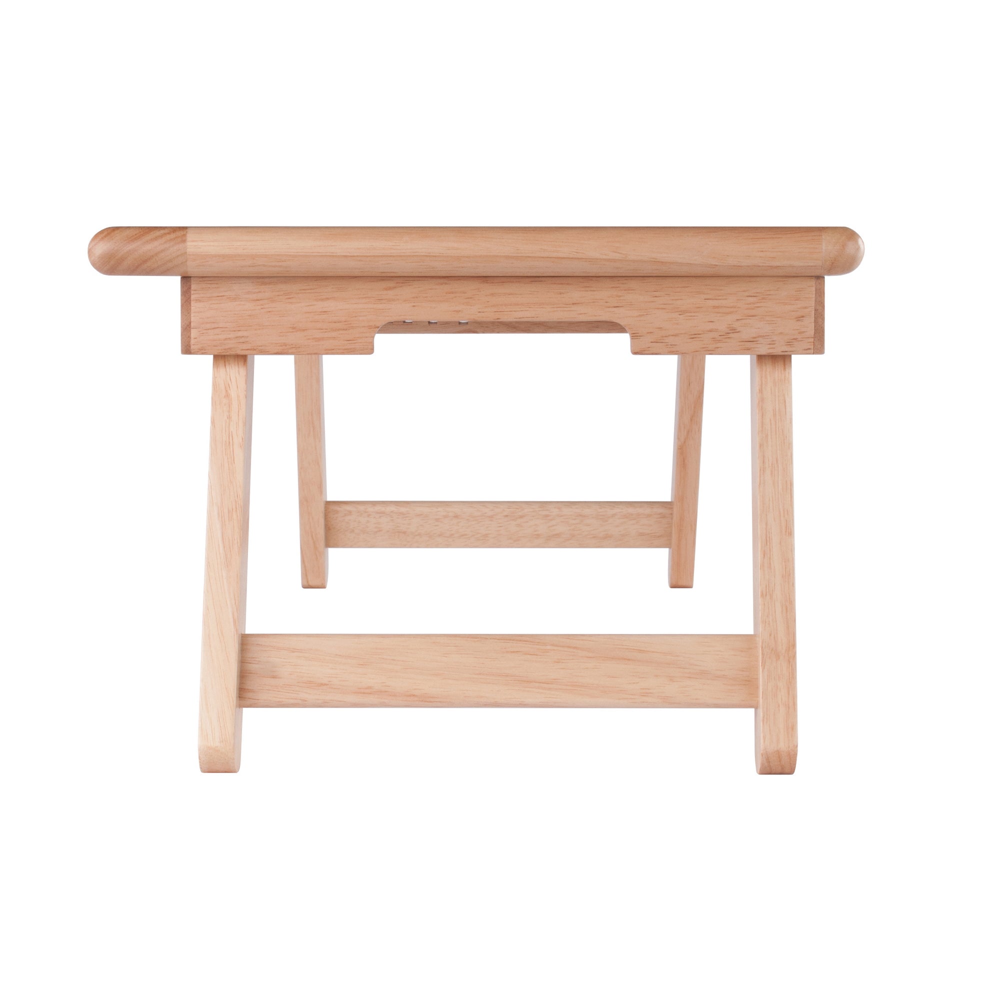 Arlo Breakfast Tray with Flip Top, Natural and White