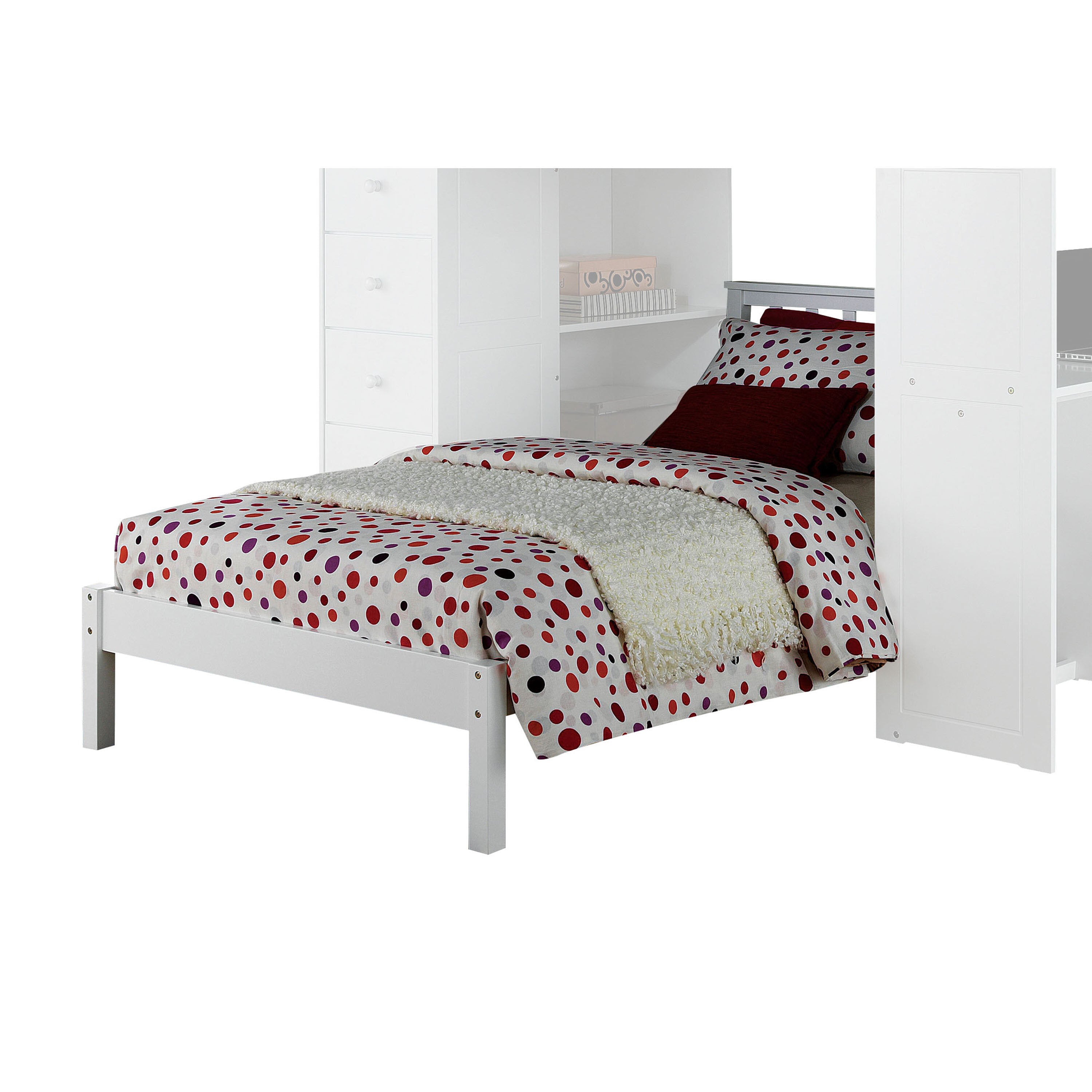 Freya Twin Bed, White