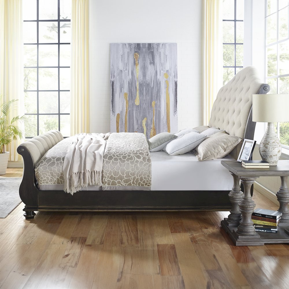 Rhapsody King Sleigh Bed