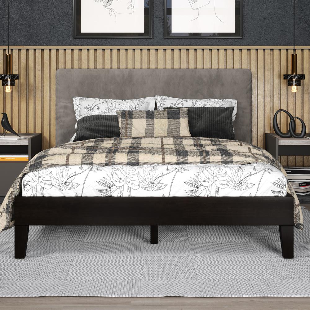 Nix Full Platform Bed Black