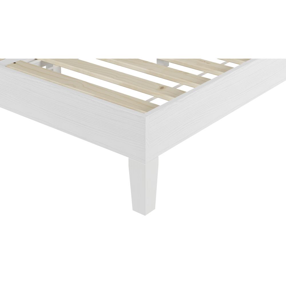 Nix Full Platform Bed White