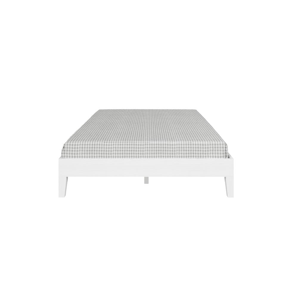 Nix Full Platform Bed White