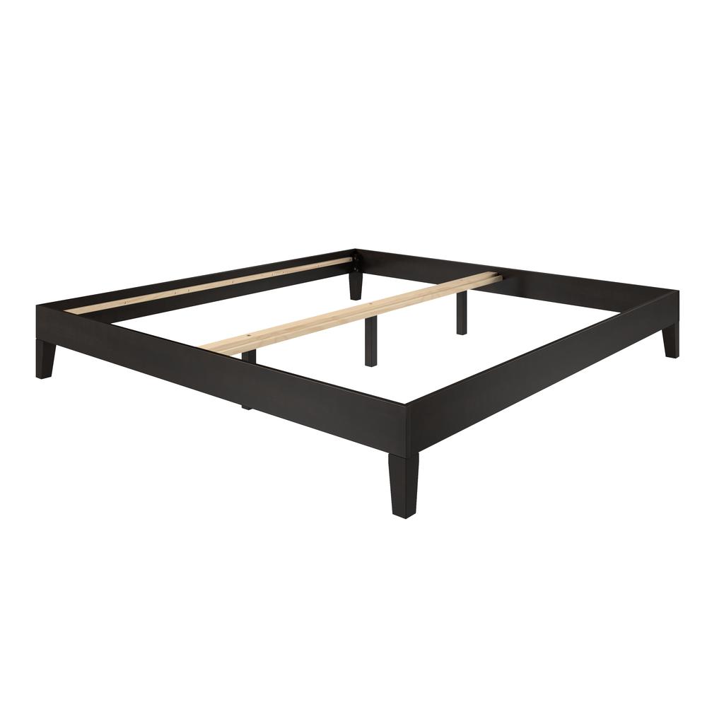 Nix King Platform Bed Black