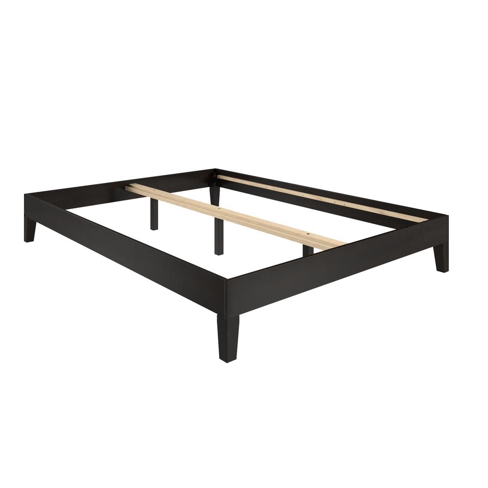 Nix Queen Platform Bed Black