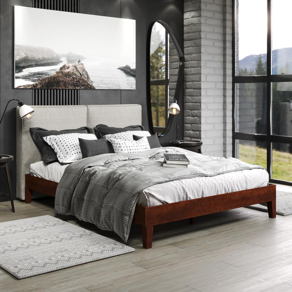 Nix Queen Platform Bed Natural
