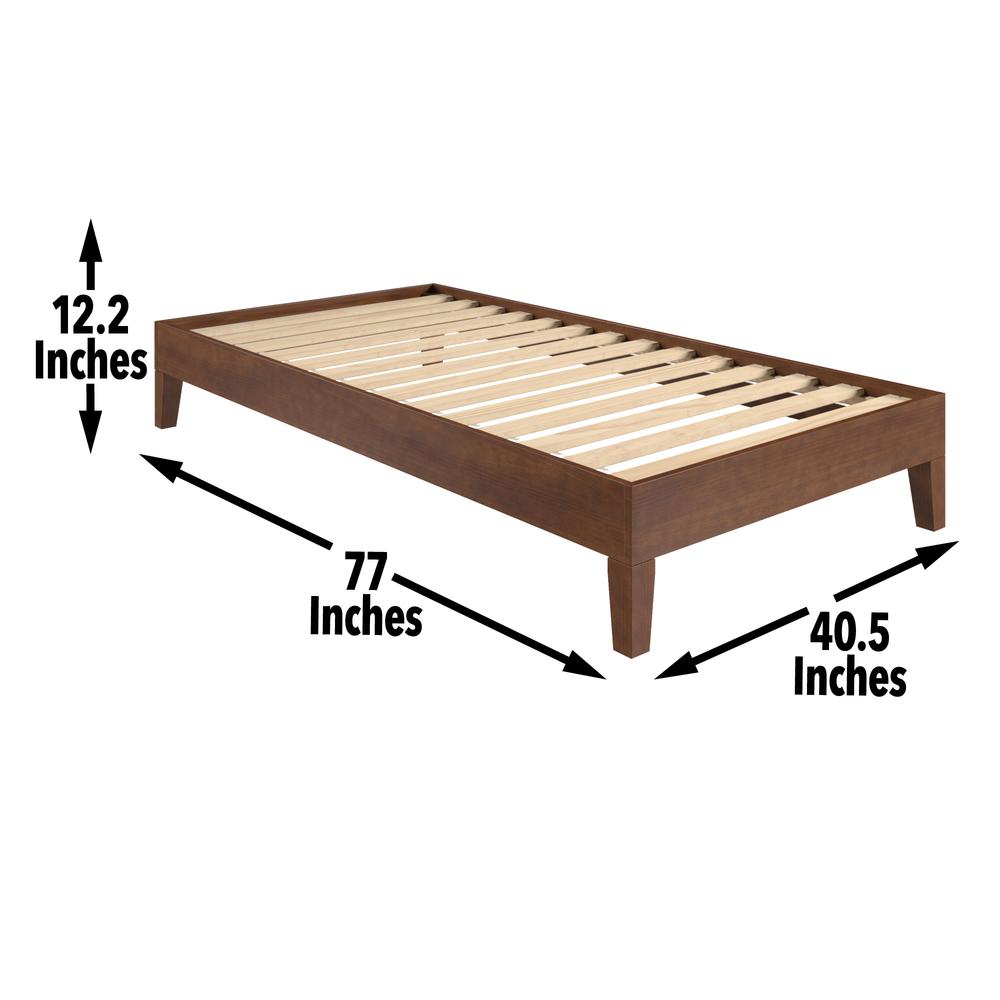 Nix Twin Platform Bed Natural