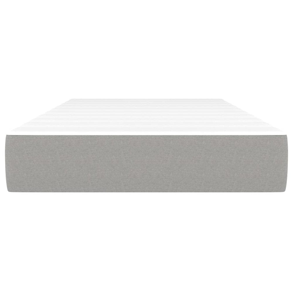 Finesse TranquilRest Twin XL Light Gray Fabric Pocket Spring Mattress – Medium Firm Support