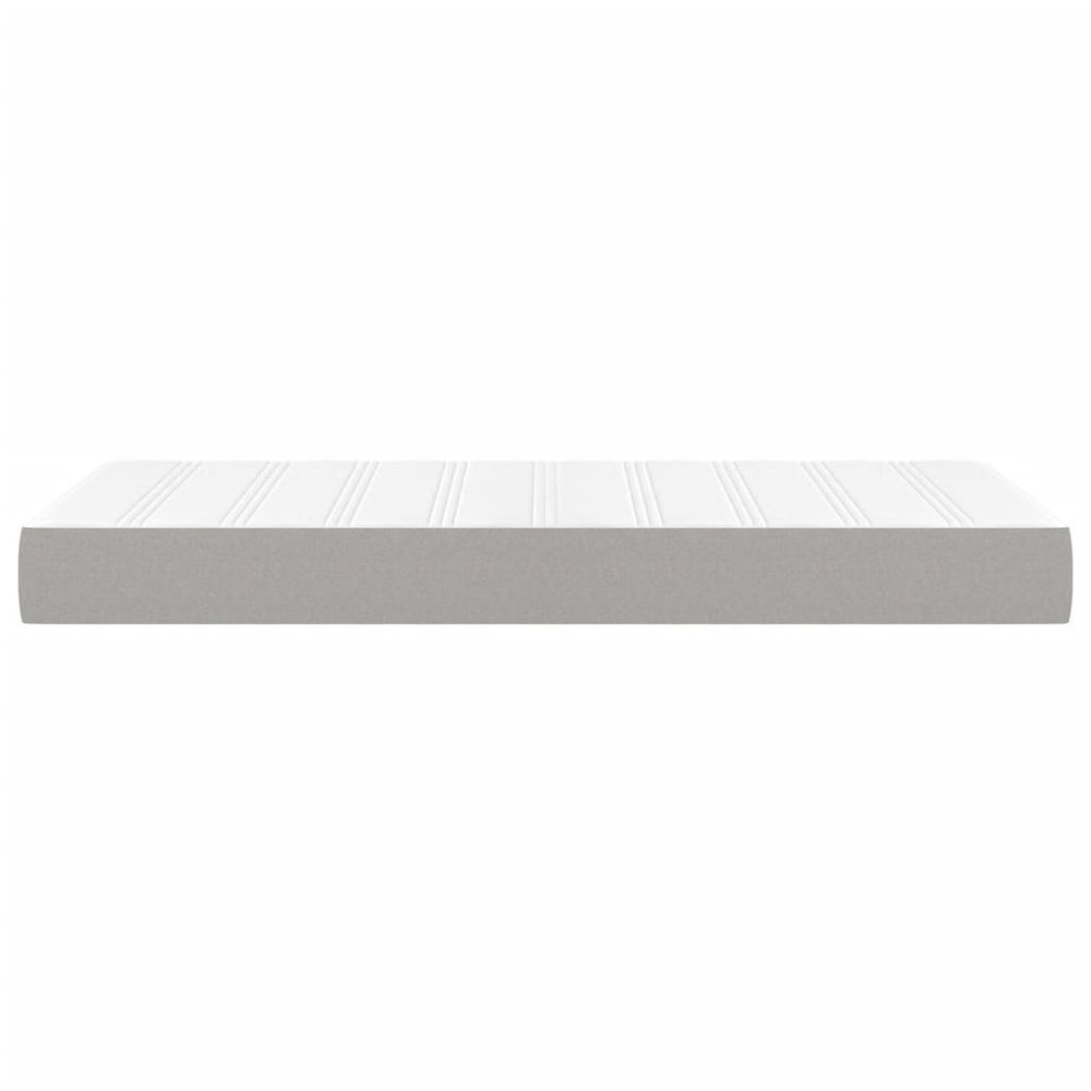 Finesse TranquilRest Twin XL Light Gray Fabric Pocket Spring Mattress – Medium Firm Support