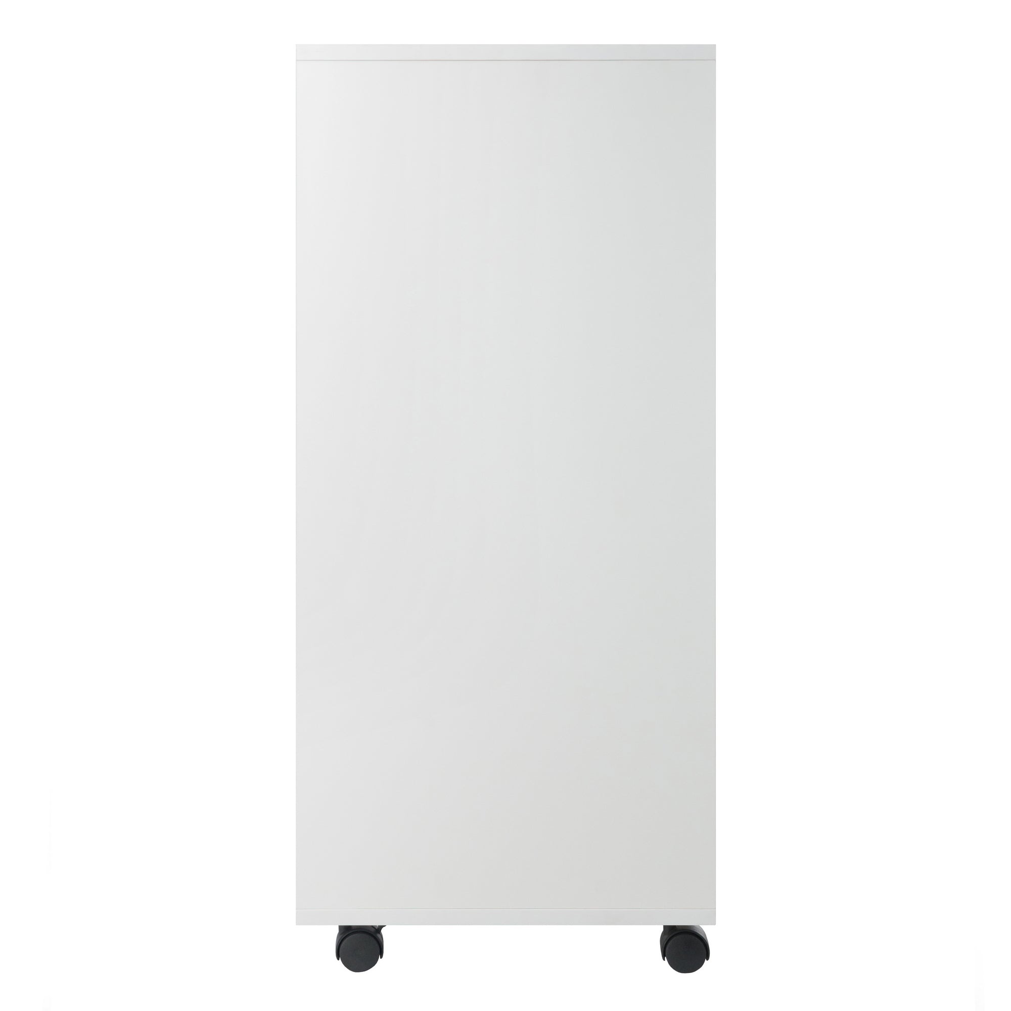 Halifax Bins & Drawers Multi-Storage Tall Mobile Cabinet, White