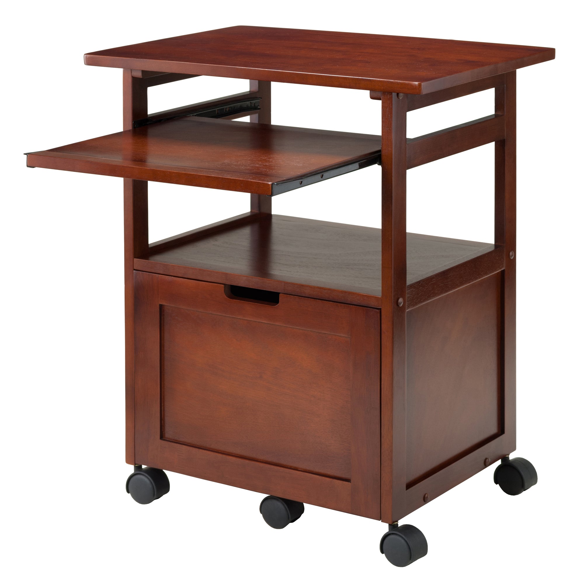 Piper Work Station, Keyboard, Walnut