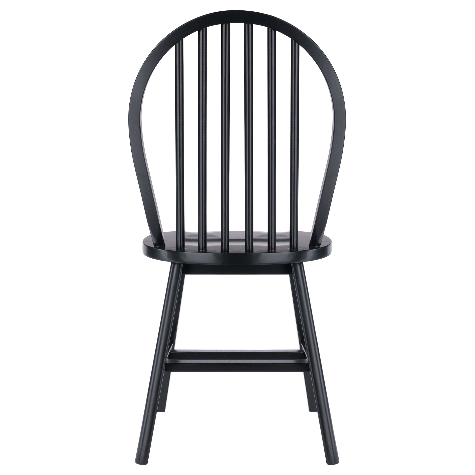 Windsor 2-Pc Chair Set, Black