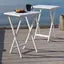 Alex 2-Pc Snack Tables, White